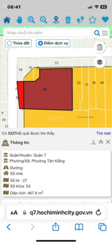 Bán lô đất lớn gần 500m2 có sẵn GPXD 1H, 1T, 5L đường Số 1 khu dân cư Phường Tân Kiểng, Quận 7