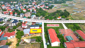 BÁN GẤP LÔ ĐẤT CẠNH TRƯỜNG HỌC HỒ SƠN, TAM ĐẢO 94M MT6,95M FULL THỔ CƯ 9XX TRIỆU SỔ ĐỎ CC 