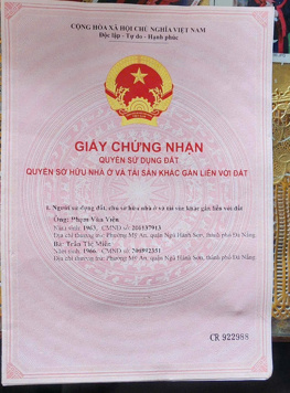 Bán 4 tầng đường Trưng Nữ Vương ( gần Công Viên APEC) -Giá 15 tỷ TL 