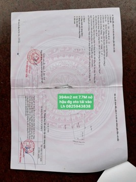 Siêu phẩm trục chính An Thanh – 394m² giá chỉ 2.5 tỷ!