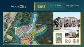 Dinh Thự Aqua City - 2 mặt tiền - mặt tiền sông đẳng cấp - Độc Tôn