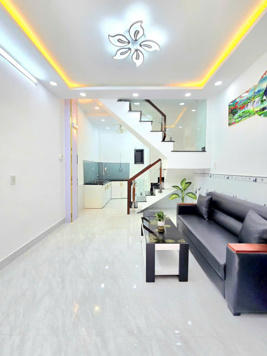 Bán nhà hẻm 2144 Huỳnh Tấn Phát, Nhà Bè, DT 3,2 x8m, 1 lầu. Giá 1,69 tỷ