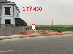 BÁN LÔ GÓC ĐẸP  NGAY SÁ T KCN VSIP, NAM ĐỊNH, CHỈ 1 LÔ DUY NHẤT NHỈNH 1 TỶ