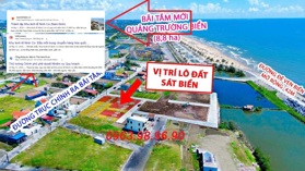 Ngộp Bank nên cần bán gấp lô đất, diện tích 91 mét, sát biển, sát khu kinh tế chỉ 1.4 tỷ