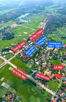 BÁN LÔ ĐẤT ĐẸP TRỤC CHÍNH KINH DOANH NÚC HẠ-TAM ĐẢO DT100m Full Thổ cư sẵn sổ giá 1,x Tỷ