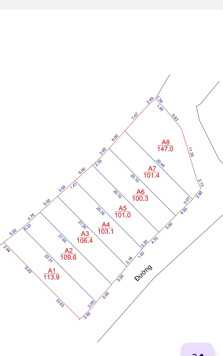BÁN LÔ ĐẤT ĐẸP LÝ NHÂN-TAM ĐẢO DT101m MT5m SẴN SỔ ĐƯỜNG Ô TÔ TRÁNH GIÁ 7XX TRIỆU