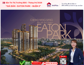 Chủ nhà Eaton Park - bán nhà đi Mỹ -  căn góc 2PN - tháp A5.1x.08 - đã có HĐMB - công chứng ngay