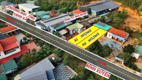 BÁN GẤP LÔ ĐẤT TRỤC CHÍNH KINH DOANH ĐỈNH- MINH QUANG- TAM ĐẢO DT107m MT5,7m GIÁ 890 triệu