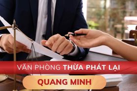 Thông tin địa chỉ Văn phòng Thừa phát lại Quang Minh