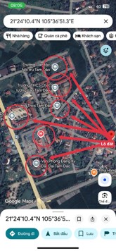 BÁN GẤP LÔ ĐẤT ĐẸP TRUNG TÂM HÀNH CHÍNH TAM ĐẢO DT90m MT5,76m THÍCH HỢP NGHỈ DƯỠNG 720tr