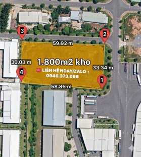 CHO THUÊ KHO XƯỞNG 1.800M² MẶT TIỀN QL1A – BÌNH MINH, VĨNH LONG