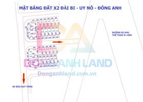 BÁN ĐẤT ĐẤU GIÁ X2 ĐÀI BI XÃ UY NỖ HUYỆN ĐÔNG ANH GẦN CÔNG VIÊN KIM QUY