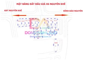Bán đất đấu giá X6 Nguyên Khê, Đông Anh gần bờ kè sông Đào, đường QL3