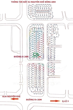 Bán đất đấu giá X2 Nguyên Khê Đông Anh Chợ Lắp Ghép Kinh Doanh luôn 