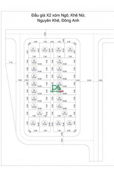 BÁN ĐẤT ĐẤU GIÁ X2 XÓM NGÕ KHÊ NỮ NGUYÊN KHÊ ĐÔNG ANH