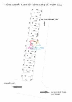 Bán đất đấu giá X2 Uy Nỗ Đông Anh Lô góc khu Vườn Đào kinh doanh 