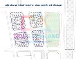 Bán đất đấu giá X1 Nguyên Khê Đông Anh mặt đường quốc lộ 3 kinh doanh view sông đào