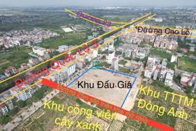BÁN ĐẤT ĐẤU GIÁ X7 UY NỖ ĐÔNG ANH HÀ NỘI - VƯỜN ĐÀO