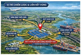 Chuyển nhượng cụm công ngiệp Quảng Yên ,Phú Thọ .Diện tích  69,42ha 