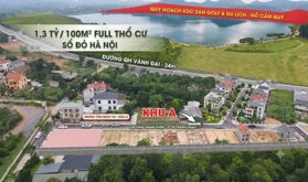 NHỈNH 1TY ĐẤT GẦN KCN, RESOFT, ĐƯỜNG QUY HOẠCH RỘNG 24M BA VÌ HÀ NỘI