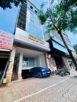 MẶT PHỐ QUAN HOA TOÀ 9 TẦNG THANG MÁY KINH DOANH , MẶT SÔNG TÔ LỊCH , MẶT TIỀN 7M 