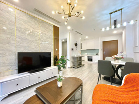 Cho thuê căn hộ Vinhomes Central Park 1 phòng ngủ tòa Land mark Plus view toàn cảnh Thành Phố
