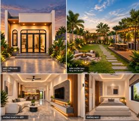 Nhà vườn 270m2, 2PN, 1ty150 xách va li vào ở ngay