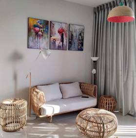 Cho thuê căn hộ Palm Heights 2 phòng ngủ 85m2 tháp 3 View Sông Lầu Cao