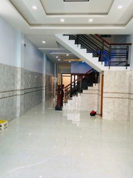 Bán nhà trục Nguyễn Thị Nhuần, An Phú Đông, Q.12, 125m2 (5 x 25), 4 tầng, đường 12m, 12.9 tỷ