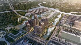 Masteri Cosmo Central 2PN 73,7m² view hồ bơi công viên, giá TTS tạm tính 8,655 tỷ
