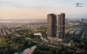 CDT CapitaLand tại lõi Ciputra Tây Hồ, ra mắt 2 tòa cao 35 tầng., thang máy riêng từng trục tòa.