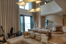 Cho thuê căn hộ Penthouse The Crest Metropole Thủ Thiêm 175m Nội Thất Đẹp