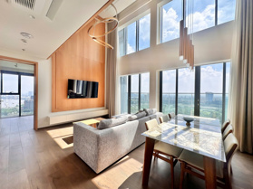 Penthouse căn hộ The Crest (Metropole Thủ Thiêm) 150m2 Cho thuê view thành phố
