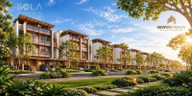 SOLA The Global City nhà liền kề 114m² hướng Nam, 4 tầng, giá thanh toán sớm 44 tỷ