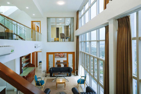 Penthouse căn hộ The Vista An Phú cho thuê view toàn cảnh sông nội thất hiện đại