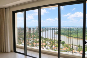 Cho thuê căn hộ Masteri Thảo Điền 3 phòng ngủ nhà không nội thất view sông lầu cao