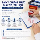 Sao y chứng thực giấy tờ - Tài liệu